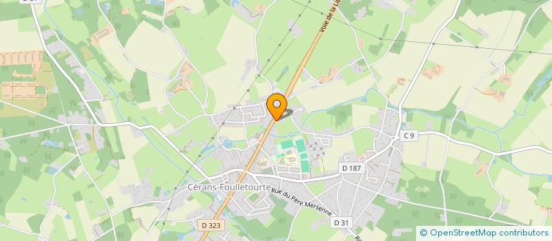 localisation de l'entreprise EL&TY  CERANS-FOULLETOURTE