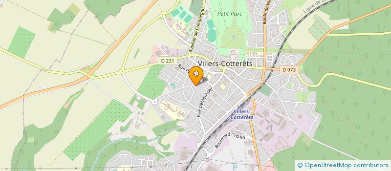 localisation de l'entreprise EL&VIN à VILLERS-COTTERETS