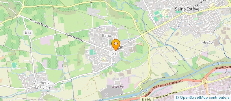 localisation de l'entreprise EL VIVER  BAHO