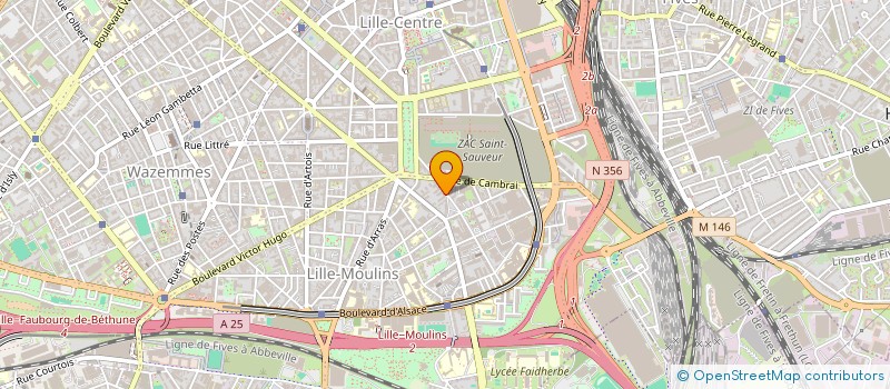 localisation de l'entreprise EL WAFA à LILLE