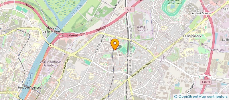 localisation de l'entreprise EL YASMINE à ANGERS