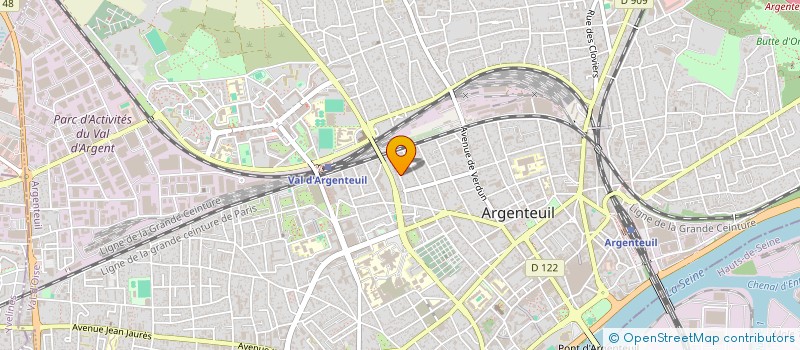 localisation de l'entreprise EL YES ELEC  ARGENTEUIL