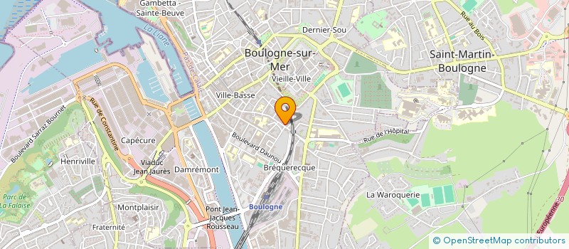 localisation de l'entreprise EL-ZINA à BOULOGNE-SUR-MER