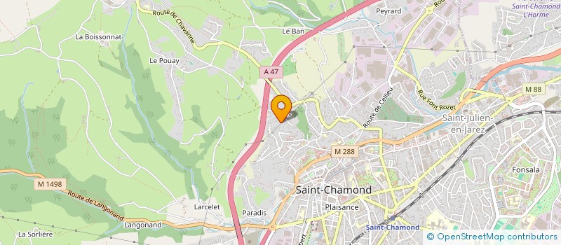 localisation de l'entreprise EL1  SAINT-CHAMOND