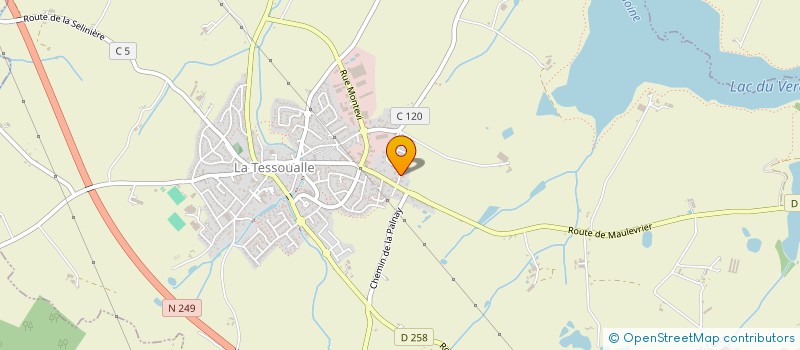 localisation de l'entreprise EL2H  LA TESSOUALLE