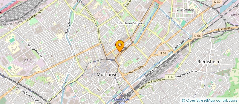 localisation de l'entreprise EL2I INGENIERIE à MULHOUSE