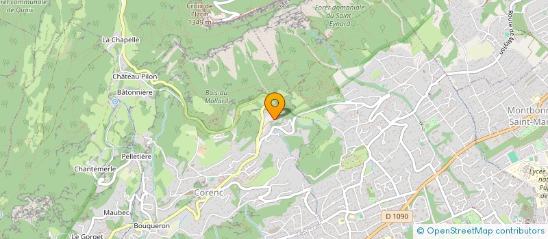 localisation de l'entreprise EL2J  CORENC