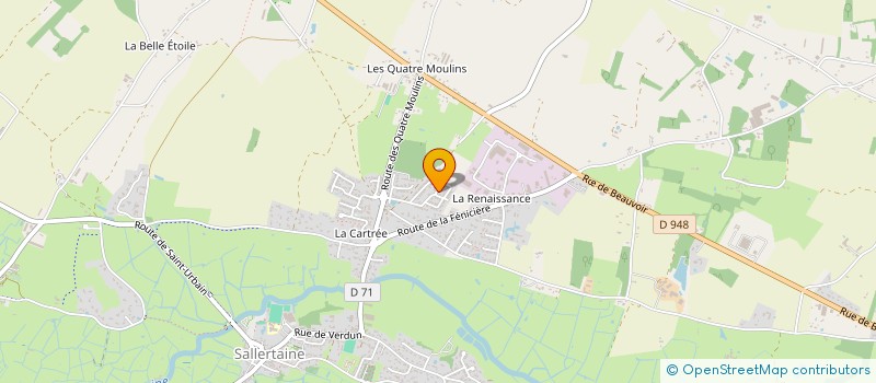 localisation de l'entreprise EL2K à SALLERTAINE