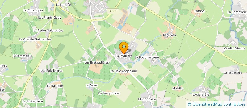 localisation de l'entreprise EL2M à SAINT-PHILBERT-DE-GRAND-LIEU