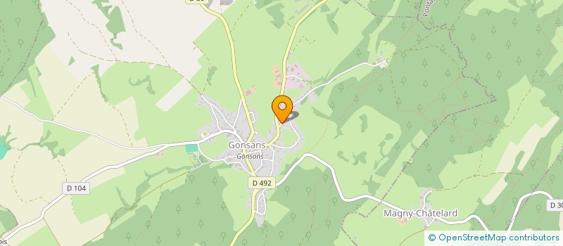 localisation de l'entreprise EL2M à MAGNY-CHATELARD