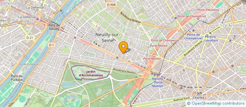 localisation de l'entreprise EL7 IMMOBILIER à NEUILLY-SUR-SEINE
