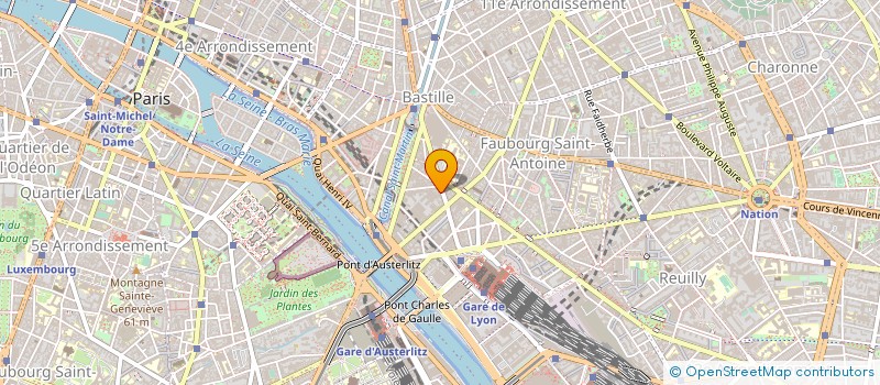 localisation de l'entreprise ELA  PARIS