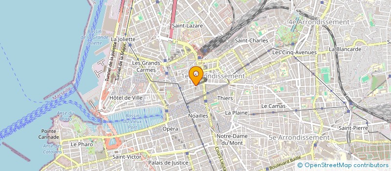 localisation de l'entreprise ELA  MARSEILLE 1