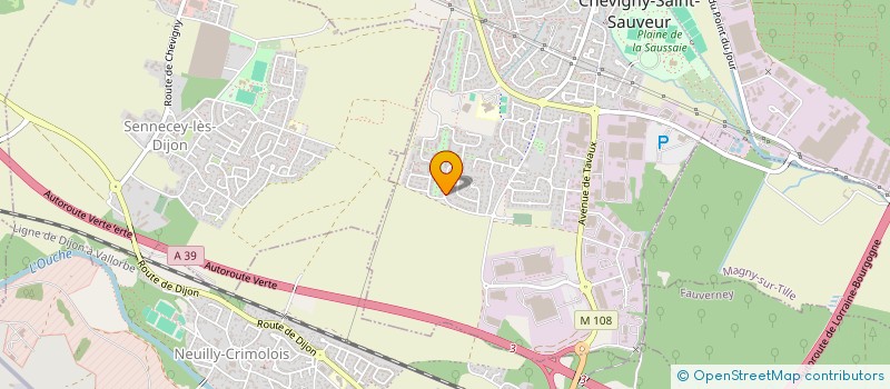 localisation de l'entreprise ELA  CHEVIGNY-SAINT-SAUVEUR