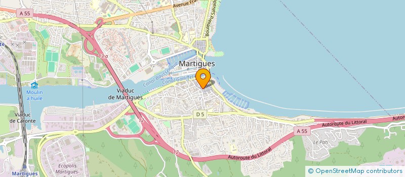 localisation de l'entreprise ELA à MARTIGUES