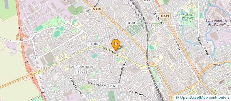localisation de l'entreprise ELA à TROYES