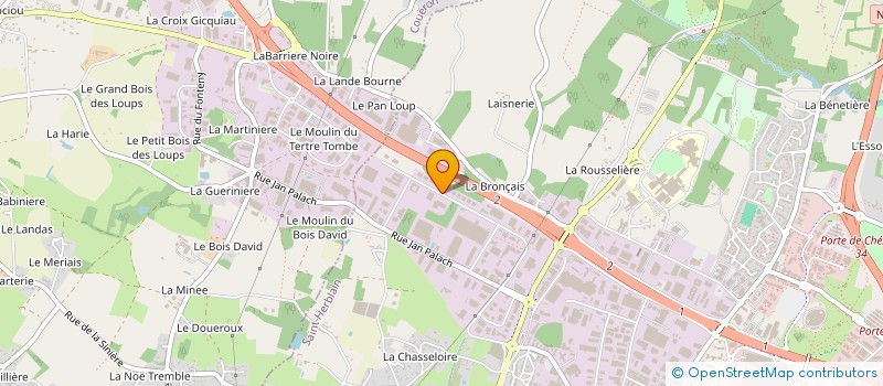 localisation de l'entreprise ELA  SAINT-HERBLAIN