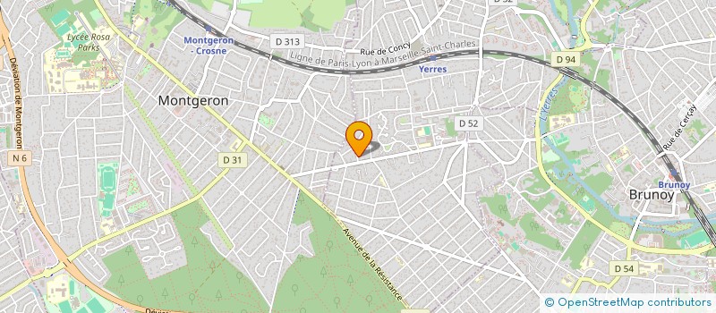 localisation de l'entreprise ELA  YERRES