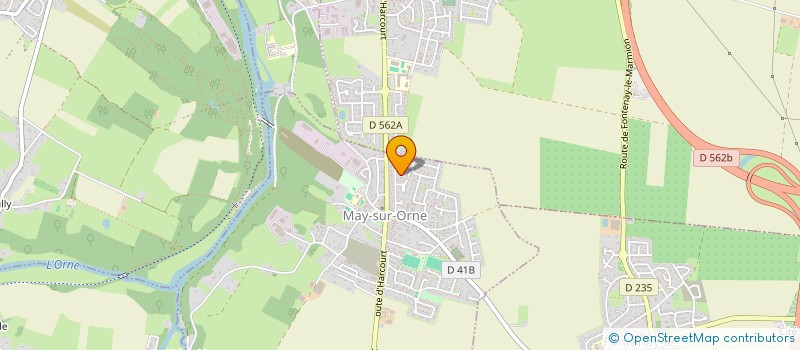 localisation de l'entreprise ELA  MAY-SUR-ORNE