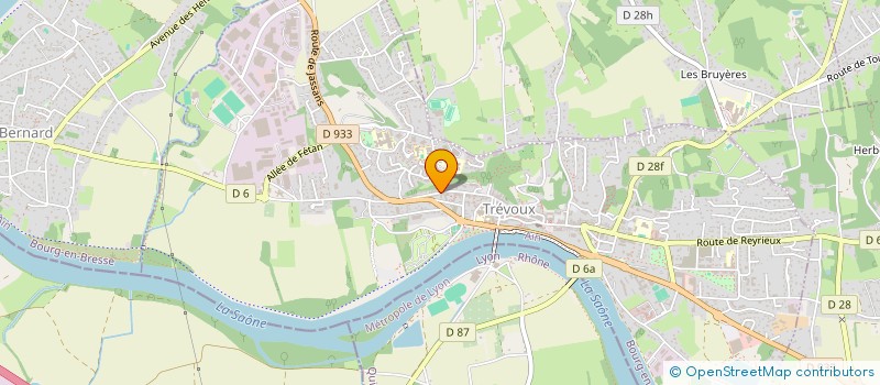 localisation de l'entreprise ELA  TREVOUX