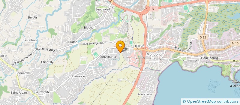 localisation de l'entreprise ELA  BAIE-MAHAULT