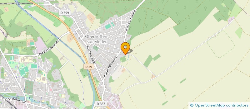 localisation de l'entreprise ELA  OBERHOFFEN-SUR-MODER