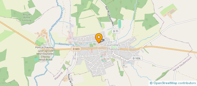 localisation de l'entreprise ELA CAPITAL INVEST  COURCELLES-CHAUSSY