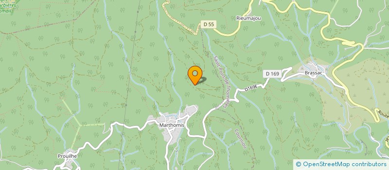 localisation de l'entreprise ELA D OC  RIOLS