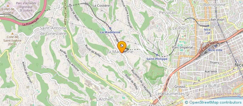 localisation de l'entreprise ELA ETANCH  NICE