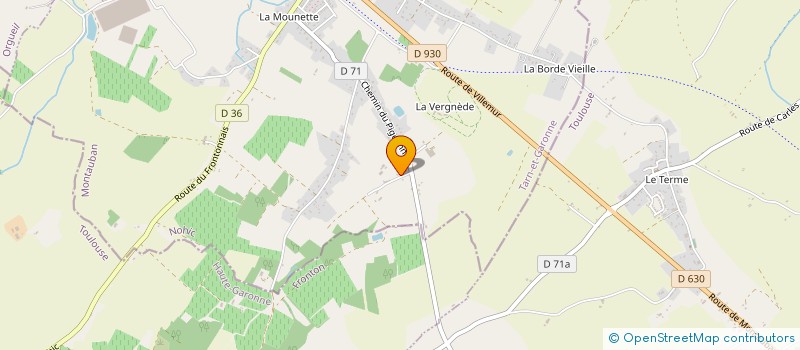 localisation de l'entreprise ELA HOTELLERIE  NOHIC