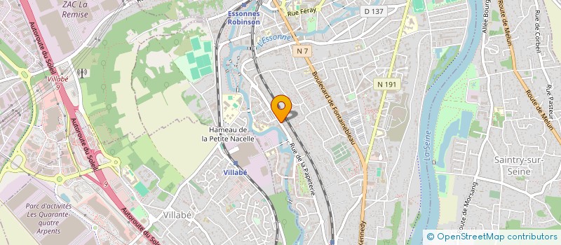 localisation de l'entreprise ELA INVEST à CORBEIL-ESSONNES