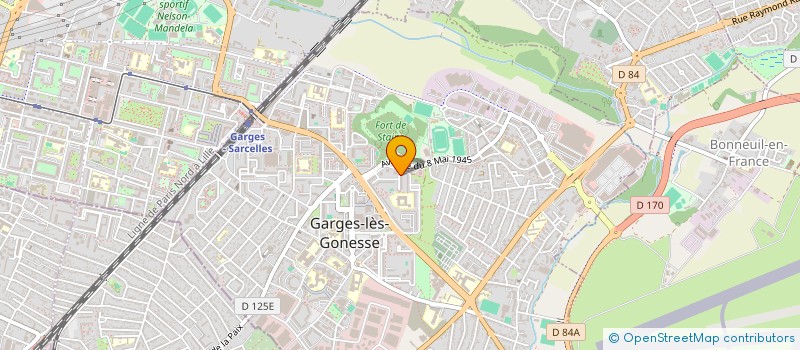 localisation de l'entreprise ELA INVEST à GARGES-LES-GONESSE
