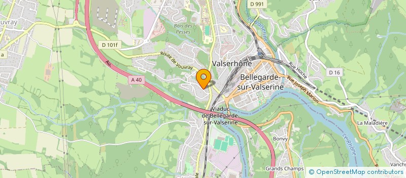 localisation de l'entreprise ELA MENUISERIE  VALSERHONE