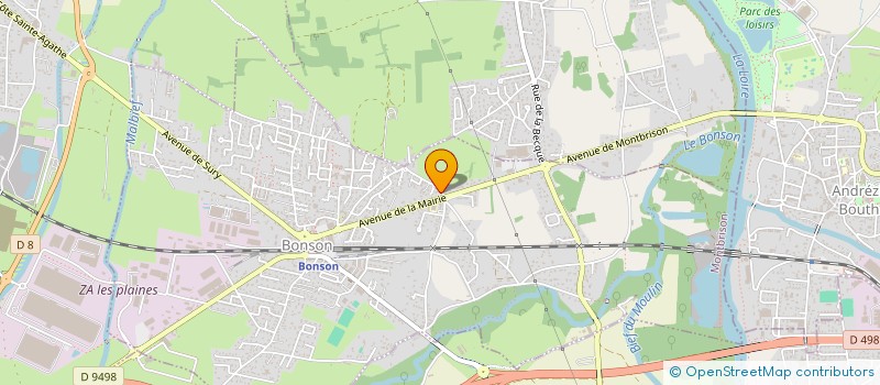 localisation de l'entreprise ELA MONTBRISON  BONSON