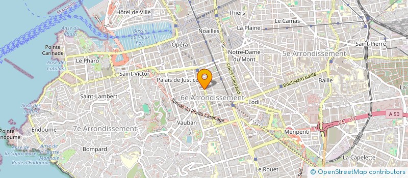 localisation de l'entreprise ELA PARADISE à MARSEILLE