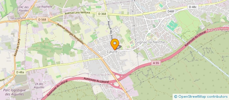 localisation de l'entreprise ELA PLOMBERIE  GIGNAC-LA-NERTHE