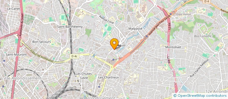 localisation de l'entreprise ELA PRIMEURS à MARSEILLE