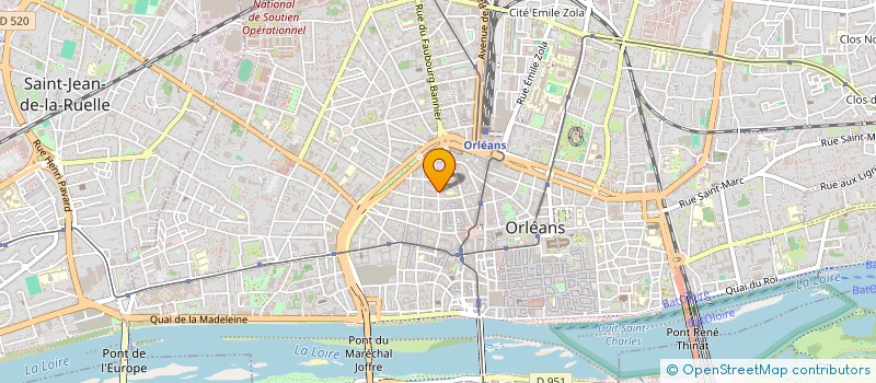 localisation de l'entreprise ELA & PUBLISHERS à ORLEANS