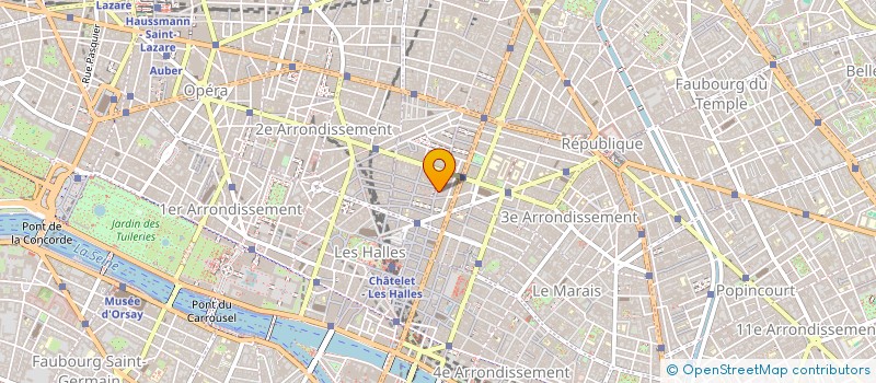 localisation de l'entreprise ELA TEXTILES  PARIS