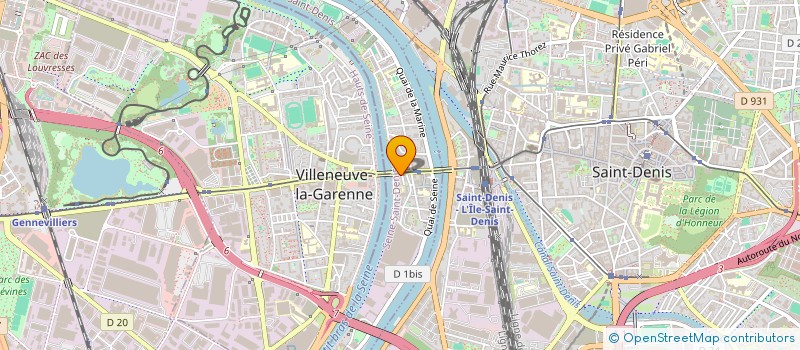 localisation de l'entreprise ELA VOLTAIRE à L'ILE-SAINT-DENIS
