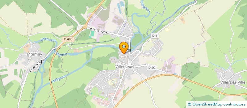 localisation de l'entreprise ELAA NATURE  VILLERSEXEL