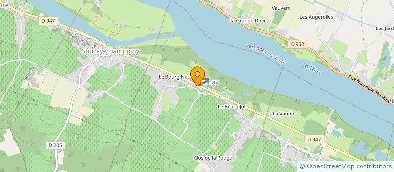 localisation de l'entreprise ELAB-SERVICE à PARNAY