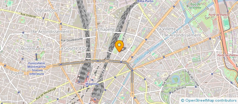 localisation de l'entreprise ELABAT à PARIS