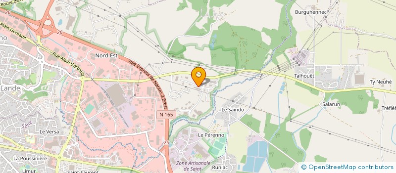 localisation de l'entreprise ELABORE à LOCQUELTAS