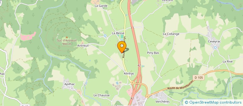 localisation de l'entreprise ELAC  LAPTE