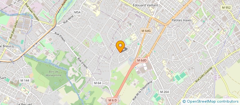 localisation de l'entreprise ELACADE  HEM