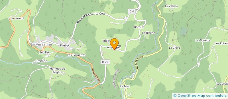 localisation de l'entreprise ELACARROT  BOURG-ARGENTAL