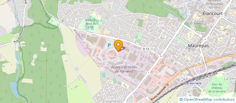 localisation de l'entreprise ELACIN FRANCE à MAUREPAS
