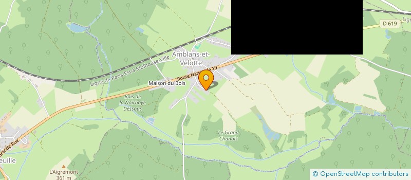 localisation de l'entreprise ELAD  AMBLANS-ET-VELOTTE