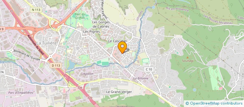 localisation de l'entreprise ELAD'IMMO à VITROLLES